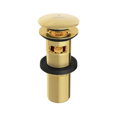 Immagine di Piletta lavabo click-clack - Oro lucido PVD