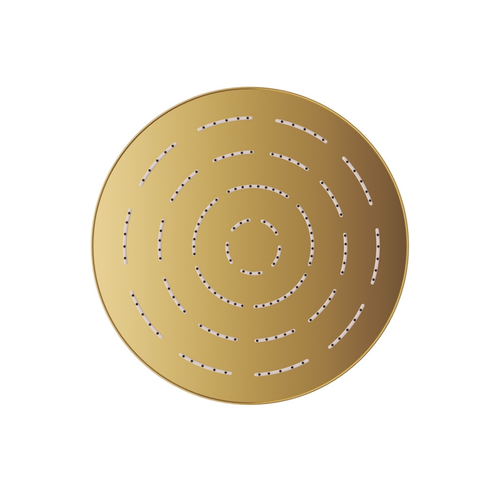 Picture of Soffione doccia monofunzione tondo Maze - Oro lucido PVD