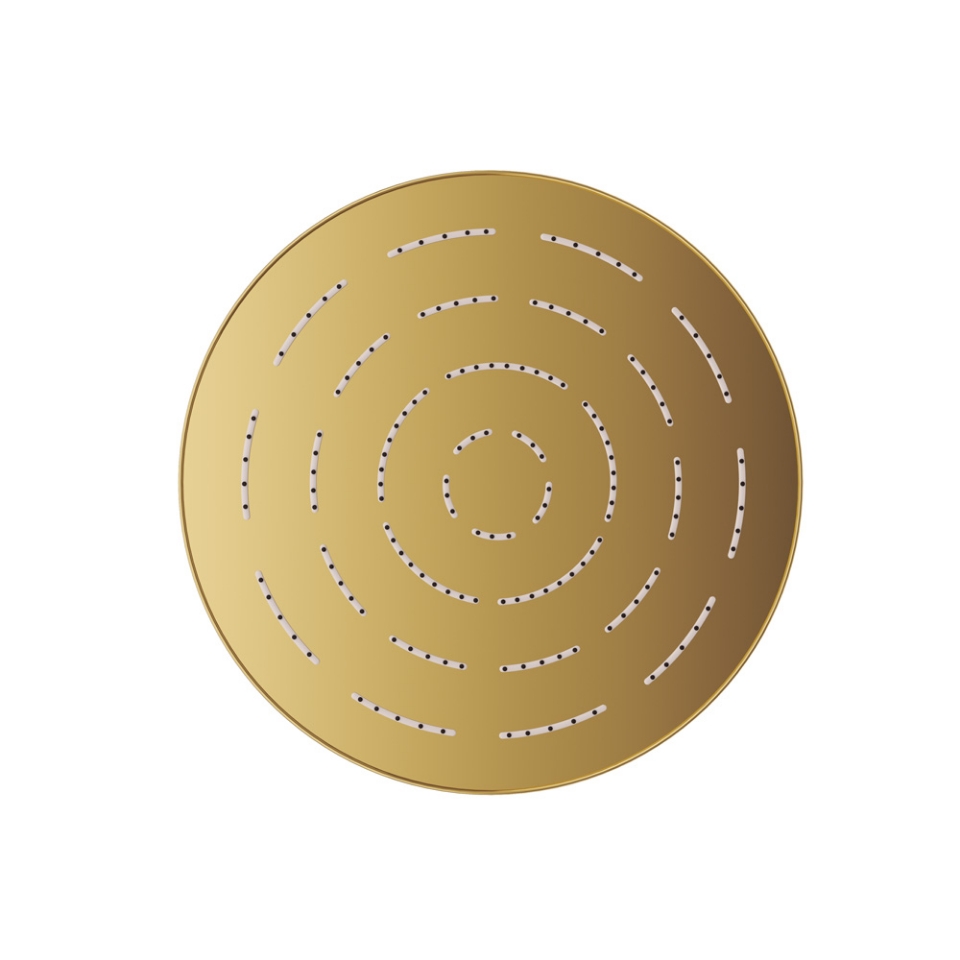 Picture of Soffione doccia monofunzione tondo Maze - Oro lucido PVD